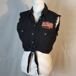 Lone Star Rally Galveston Texas Womens Cropped Top